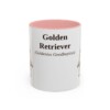 11oz Golden Retriever Latin Mug, Golden Retriever, Vintage Dog Coffee Mug, Dog Lover Gift