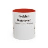 11oz Golden Retriever Latin Mug, Golden Retriever, Vintage Dog Coffee Mug, Dog Lover Gift