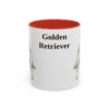 golden-retriever-mug-red-1 11oz Golden Retriever Mug, Vintage Dog Portrait Coffee Mug, Dog Lover Gift