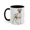 11oz Great Dane Mug, Vintage Dog Portrait Coffee Mug, Dog Lover Gift
