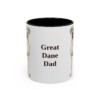 11oz Great Dane Dog Dad Mug, Vintage Sketch Coffee Mug, Dog Dad Gift