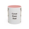 11oz Great Dane Dog Dad Mug, Vintage Sketch Coffee Mug, Dog Dad Gift