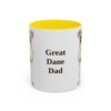 11oz Great Dane Dog Dad Mug, Vintage Sketch Coffee Mug, Dog Dad Gift