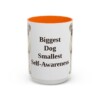 great-dane-mug-humor-orange-3 15oz Funny Great Dane Mug, Biggest Dog Smallest Self-Awareness, Vintage Dog Coffee Mug, Dog Lover Gift