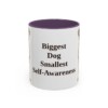 11oz Funny Great Dane Mug, Biggest Dog Smallest Self-Awareness, Vintage Dog Coffee Mug, Dog Lover Gift