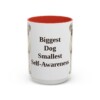 great-dane-mug-humor-red-3 15oz Funny Great Dane Mug, Biggest Dog Smallest Self-Awareness, Vintage Dog Coffee Mug, Dog Lover Gift