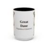 15oz Great Dane Latin Mug, Great Dane, Vintage Dog Coffee Mug, Dog Lover Gift