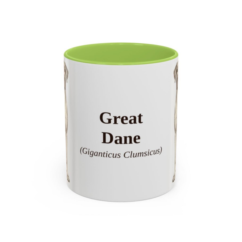 11oz Great Dane Latin Mug, Great Dane, Vintage Dog Coffee Mug, Dog Lover Gift