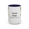 15oz Great Dane Latin Mug, Great Dane, Vintage Dog Coffee Mug, Dog Lover Gift