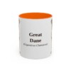 11oz Great Dane Latin Mug, Great Dane, Vintage Dog Coffee Mug, Dog Lover Gift