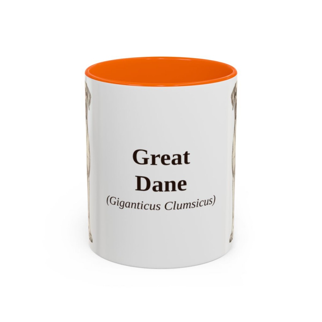 11oz Great Dane Latin Mug, Great Dane, Vintage Dog Coffee Mug, Dog Lover Gift