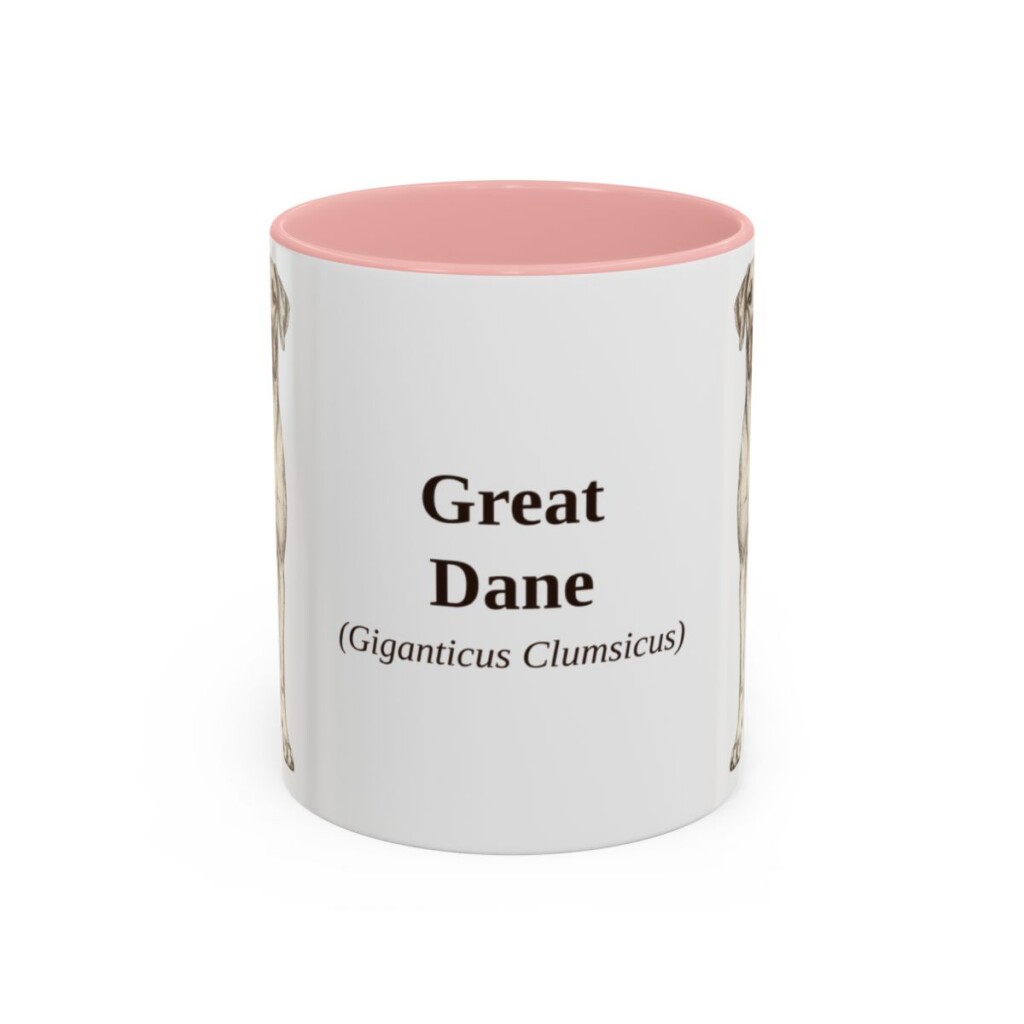 11oz Great Dane Latin Mug, Great Dane, Vintage Dog Coffee Mug, Dog Lover Gift