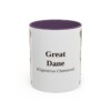 11oz Great Dane Latin Mug, Great Dane, Vintage Dog Coffee Mug, Dog Lover Gift