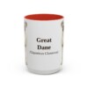 15oz Great Dane Latin Mug, Great Dane, Vintage Dog Coffee Mug, Dog Lover Gift