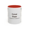 11oz Great Dane Latin Mug, Great Dane, Vintage Dog Coffee Mug, Dog Lover Gift