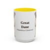 15oz Great Dane Latin Mug, Great Dane, Vintage Dog Coffee Mug, Dog Lover Gift