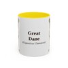 11oz Great Dane Latin Mug, Great Dane, Vintage Dog Coffee Mug, Dog Lover Gift