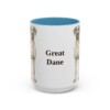 15oz Great Dane Mug, Vintage Dog Portrait Coffee Mug, Dog Lover Gift
