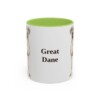 11oz Great Dane Mug, Vintage Dog Portrait Coffee Mug, Dog Lover Gift