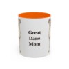 11oz Great Dane Dog Mom Mug, Vintage Sketch Coffee Mug, Dog Mom Gift