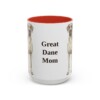 15oz Great Dane Dog Mom Mug, Vintage Sketch Coffee Mug, Dog Mom Gift
