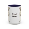 15oz Great Dane Mug, Vintage Dog Portrait Coffee Mug, Dog Lover Gift