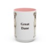 15oz Great Dane Mug, Vintage Dog Portrait Coffee Mug, Dog Lover Gift