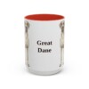 15oz Great Dane Mug, Vintage Dog Portrait Coffee Mug, Dog Lover Gift