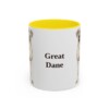 11oz Great Dane Mug, Vintage Dog Portrait Coffee Mug, Dog Lover Gift