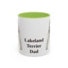 11oz Lakeland Terrier Dog Dad Mug, Vintage Sketch Coffee Mug, Dog Dad Gift