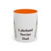 11oz Lakeland Terrier Dog Dad Mug, Vintage Sketch Coffee Mug, Dog Dad Gift