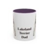 11oz Lakeland Terrier Dog Dad Mug, Vintage Sketch Coffee Mug, Dog Dad Gift