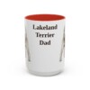 lakeland-terrier-mug-dad-red-3 15oz Lakeland Terrier Dog Dad Mug, Vintage Sketch Coffee Mug, Dog Dad Gift
