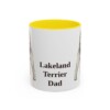11oz Lakeland Terrier Dog Dad Mug, Vintage Sketch Coffee Mug, Dog Dad Gift