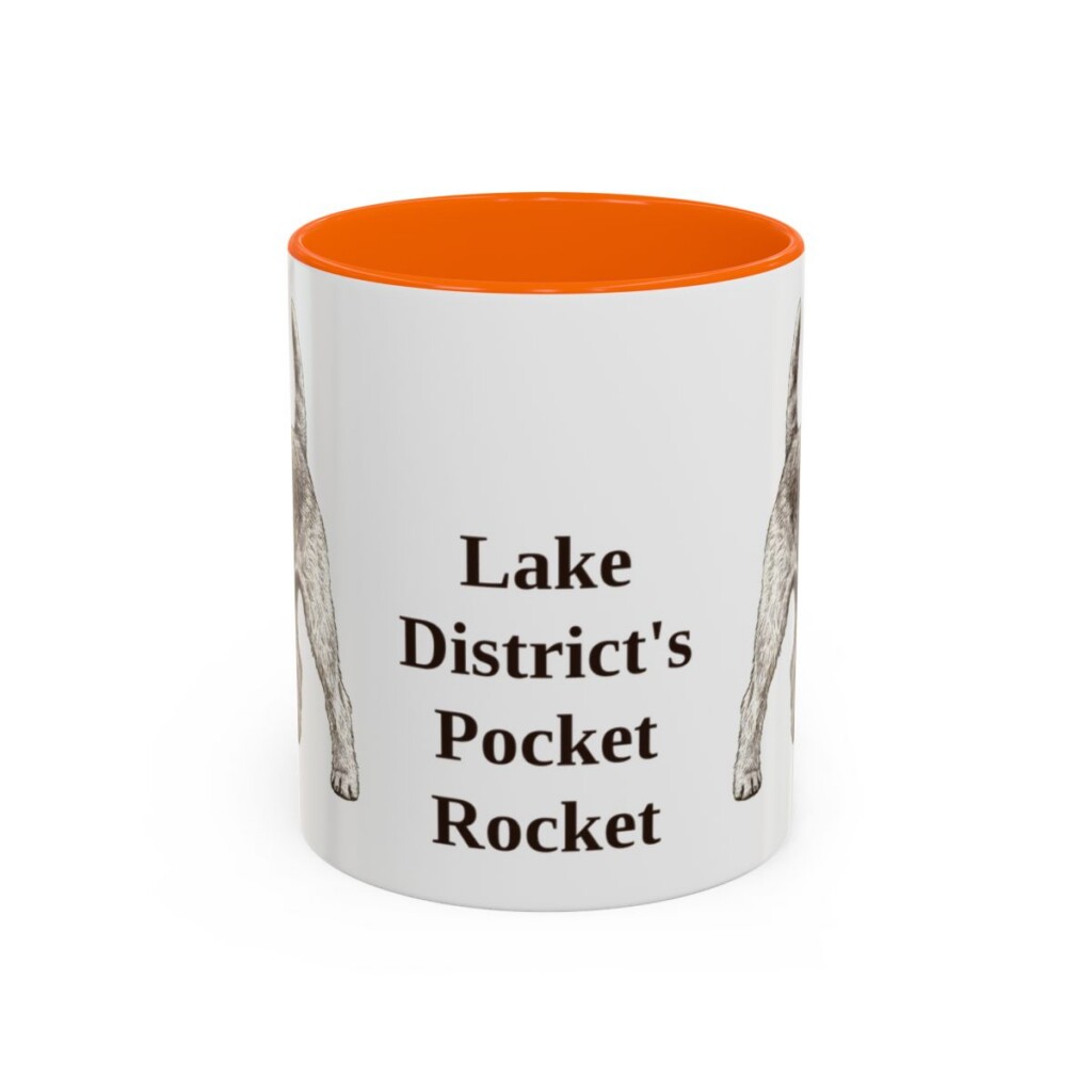 lakeland-terrier-mug-humor-orange-1 11oz Funny Lakeland Terrier Mug, Lake District's Pocket Rocket, Vintage Dog Coffee Mug, Dog Lover Gift