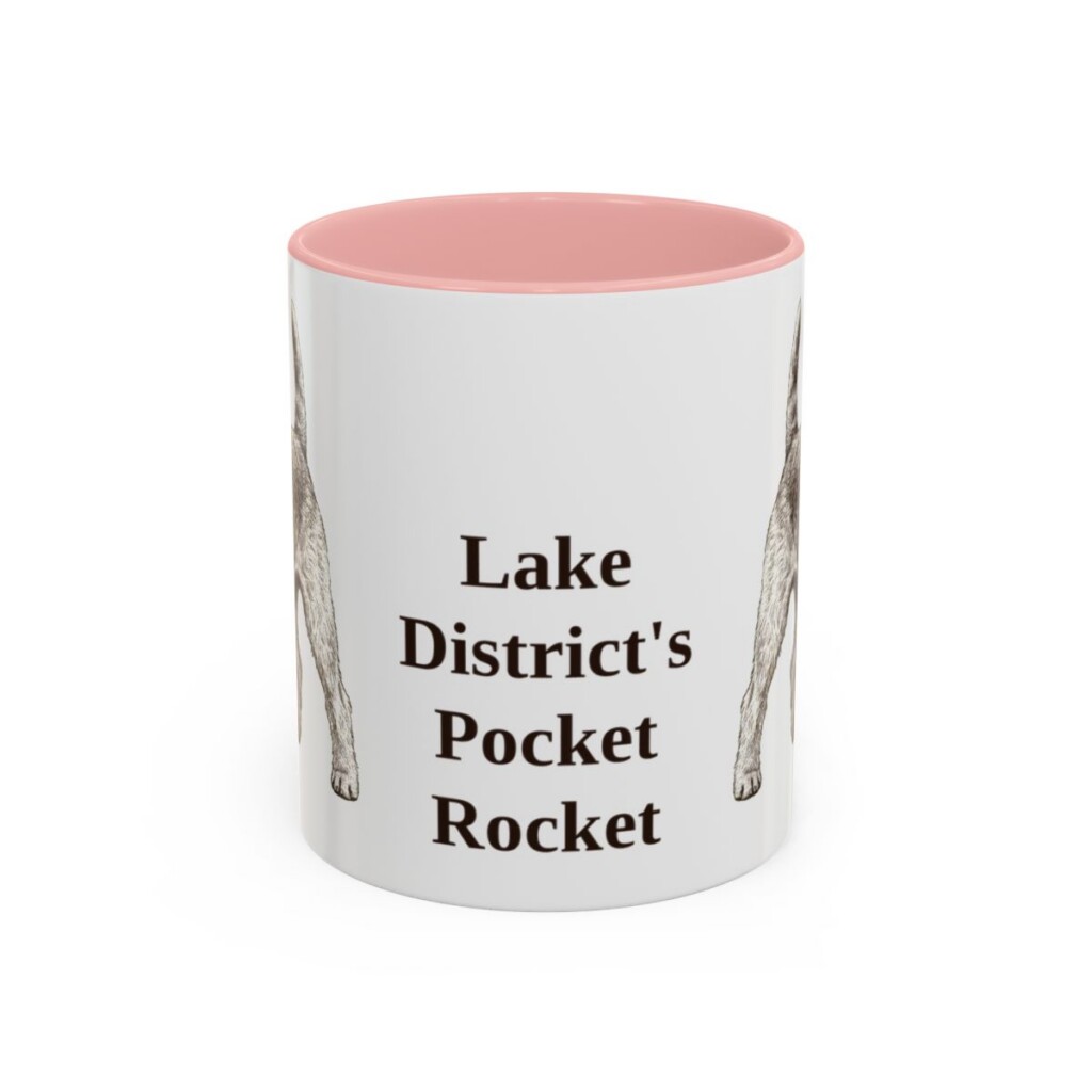 lakeland-terrier-mug-humor-pink-1 11oz Funny Lakeland Terrier Mug, Lake District's Pocket Rocket, Vintage Dog Coffee Mug, Dog Lover Gift