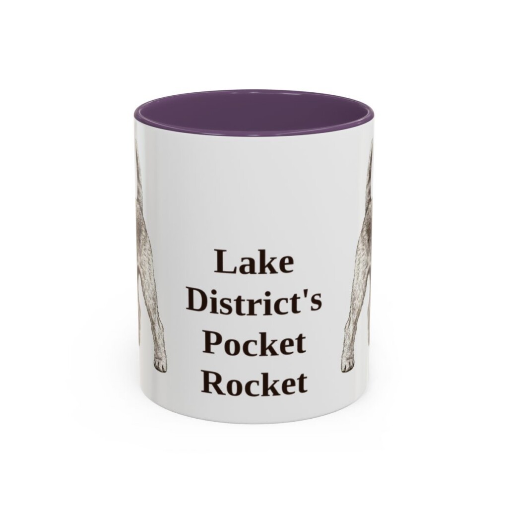 lakeland-terrier-mug-humor-purple-1 11oz Funny Lakeland Terrier Mug, Lake District's Pocket Rocket, Vintage Dog Coffee Mug, Dog Lover Gift