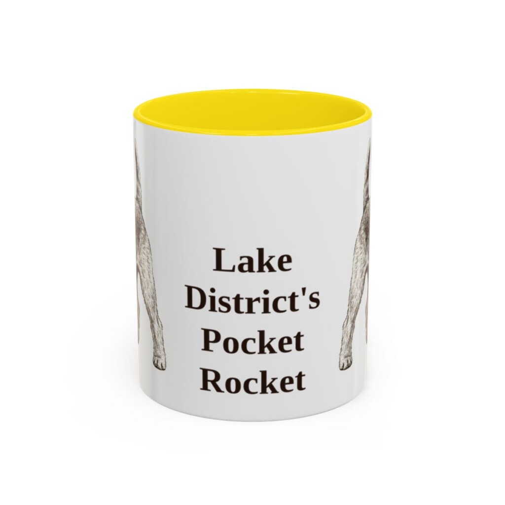 lakeland-terrier-mug-humor-yellow-1 11oz Funny Lakeland Terrier Mug, Lake District's Pocket Rocket, Vintage Dog Coffee Mug, Dog Lover Gift