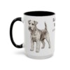 15oz Lakeland Terrier Latin Mug, Lakeland Terrier, Vintage Dog Coffee Mug, Dog Lover Gift