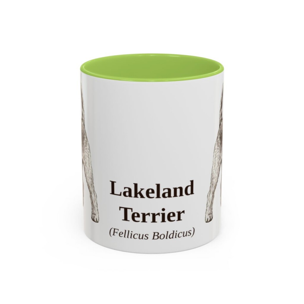 11oz Lakeland Terrier Latin Mug, Lakeland Terrier, Vintage Dog Coffee Mug, Dog Lover Gift