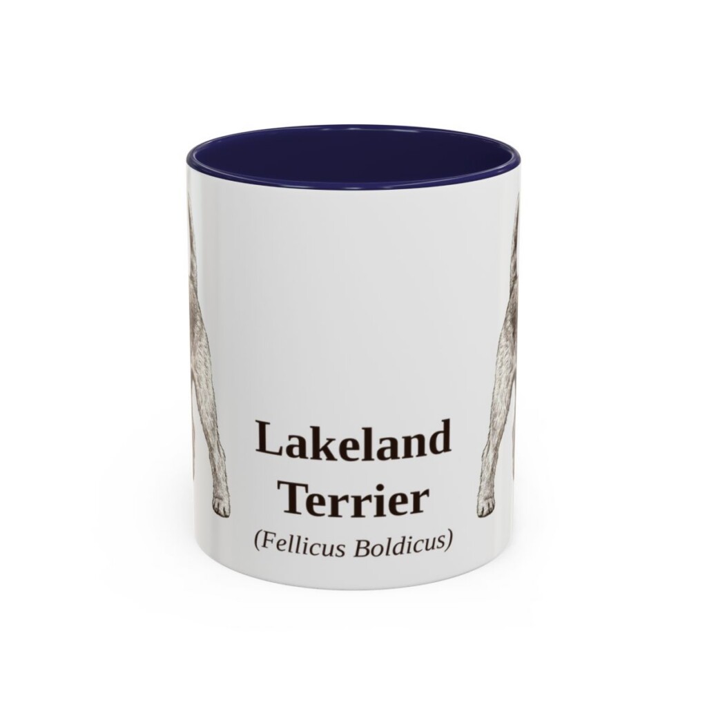 11oz Lakeland Terrier Latin Mug, Lakeland Terrier, Vintage Dog Coffee Mug, Dog Lover Gift