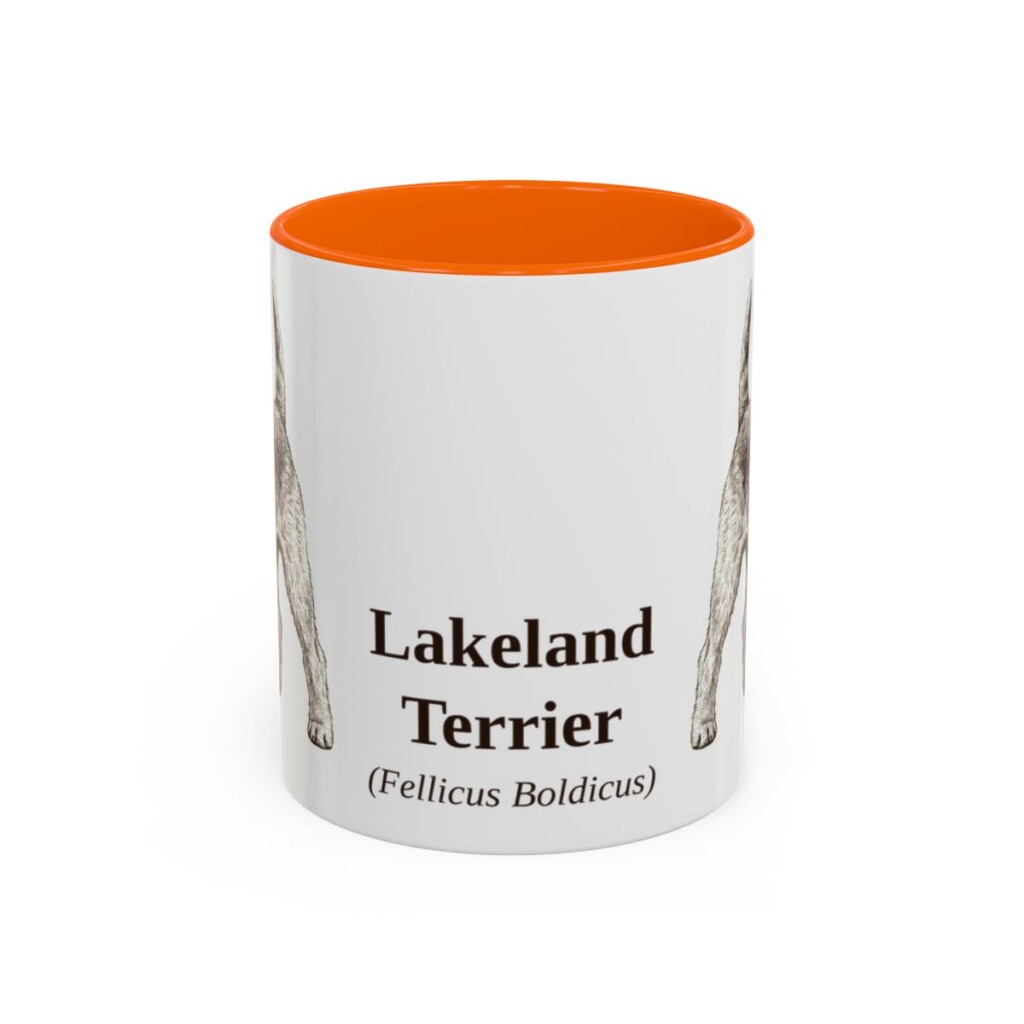 11oz Lakeland Terrier Latin Mug, Lakeland Terrier, Vintage Dog Coffee Mug, Dog Lover Gift