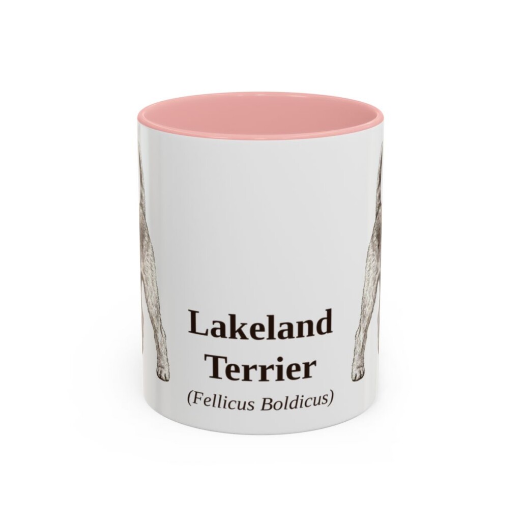 11oz Lakeland Terrier Latin Mug, Lakeland Terrier, Vintage Dog Coffee Mug, Dog Lover Gift