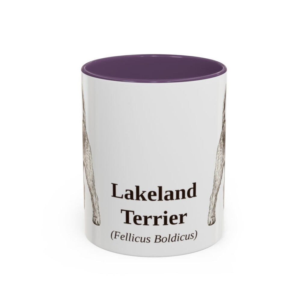 11oz Lakeland Terrier Latin Mug, Lakeland Terrier, Vintage Dog Coffee Mug, Dog Lover Gift