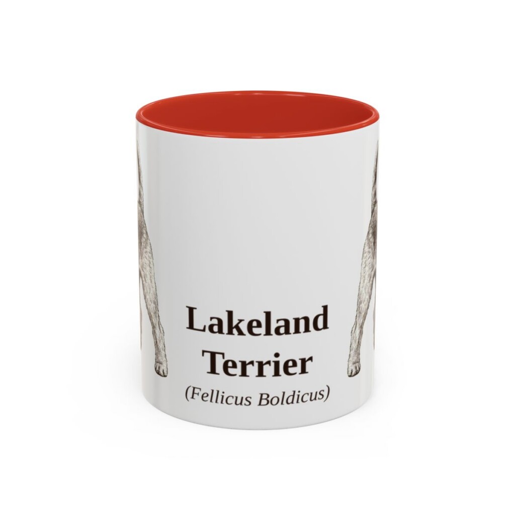 11oz Lakeland Terrier Latin Mug, Lakeland Terrier, Vintage Dog Coffee Mug, Dog Lover Gift