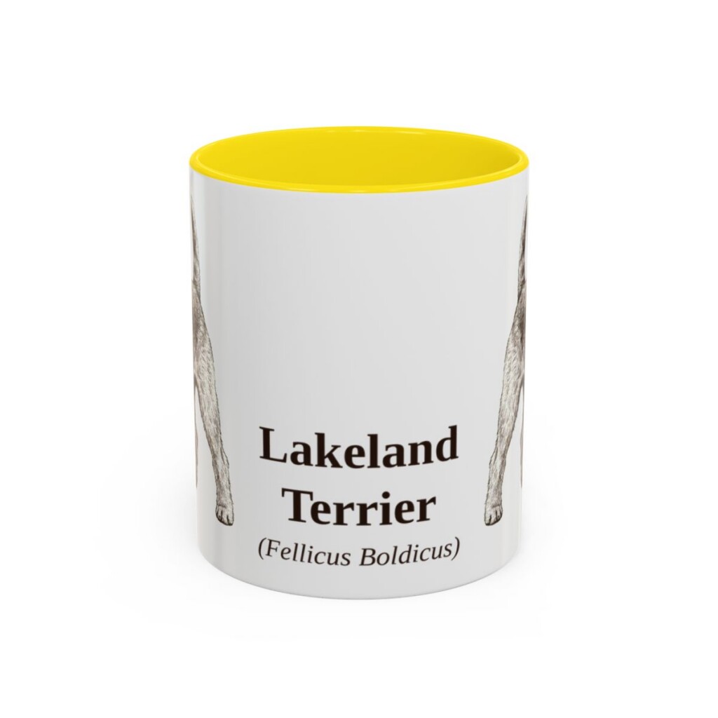 11oz Lakeland Terrier Latin Mug, Lakeland Terrier, Vintage Dog Coffee Mug, Dog Lover Gift