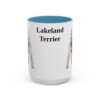 15oz Lakeland Terrier Mug, Vintage Dog Portrait Coffee Mug, Dog Lover Gift