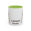 lakeland-terrier-mug-light-green-1 11oz Lakeland Terrier Mug, Vintage Dog Portrait Coffee Mug, Dog Lover Gift