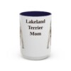 15oz Lakeland Terrier Dog Mom Mug, Vintage Sketch Coffee Mug, Dog Mom Gift