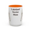 15oz Lakeland Terrier Dog Mom Mug, Vintage Sketch Coffee Mug, Dog Mom Gift